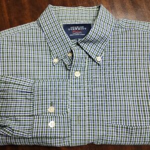 S Charles Tyrwhitt Slim Fit non-iron weekend button down shirt